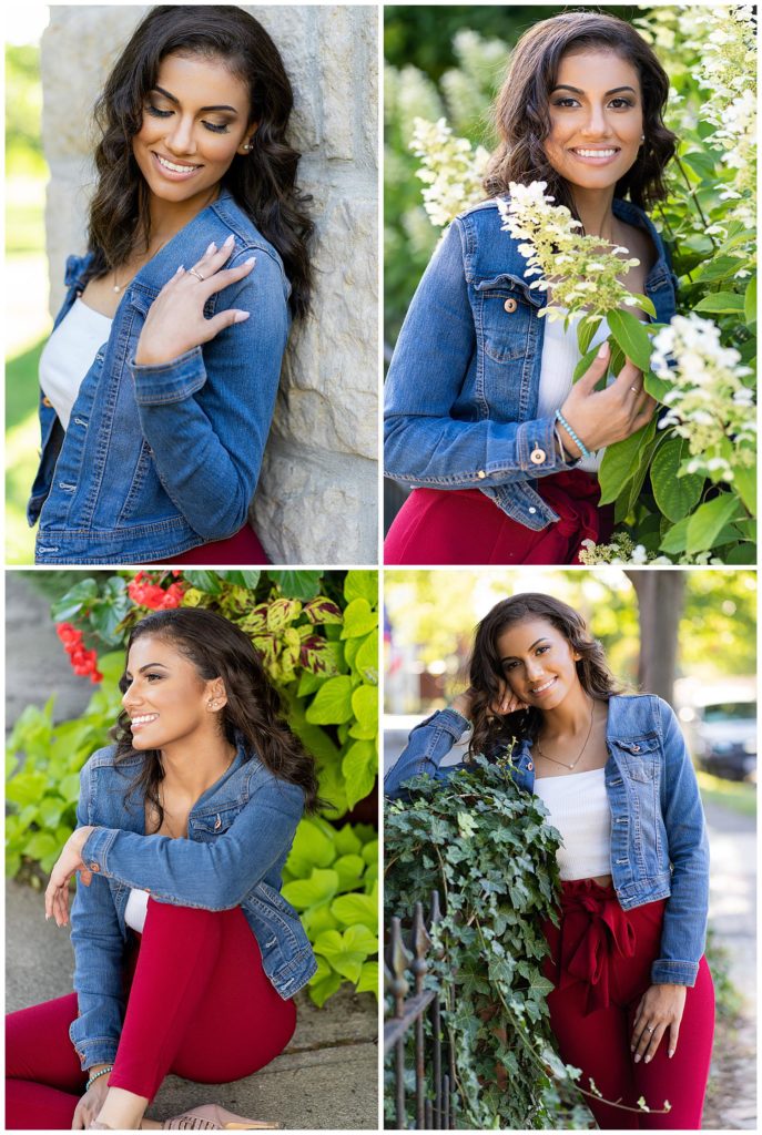 Columbus Senior Pictures at German Village and Franklin Park Conservatory. Hilliard Darby High School