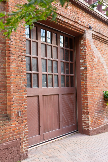Large Wooden Door in the Brewery District